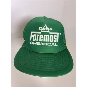 Vintage Delta Foremost Chemical Mesh Back Trucker Hat